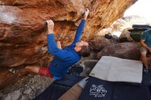 Bouldering in Hueco Tanks on 12/14/2019 with Blue Lizard Climbing and Yoga

Filename: SRM_20191214_1214260.jpg
Aperture: f/3.5
Shutter Speed: 1/320
Body: Canon EOS-1D Mark II
Lens: Canon EF 16-35mm f/2.8 L