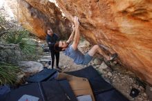 Bouldering in Hueco Tanks on 12/14/2019 with Blue Lizard Climbing and Yoga

Filename: SRM_20191214_1224490.jpg
Aperture: f/4.5
Shutter Speed: 1/200
Body: Canon EOS-1D Mark II
Lens: Canon EF 16-35mm f/2.8 L