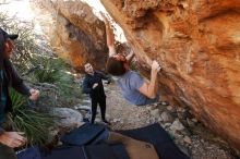 Bouldering in Hueco Tanks on 12/14/2019 with Blue Lizard Climbing and Yoga

Filename: SRM_20191214_1224540.jpg
Aperture: f/4.5
Shutter Speed: 1/250
Body: Canon EOS-1D Mark II
Lens: Canon EF 16-35mm f/2.8 L