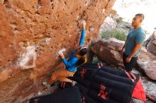 Bouldering in Hueco Tanks on 12/14/2019 with Blue Lizard Climbing and Yoga

Filename: SRM_20191214_1231260.jpg
Aperture: f/4.5
Shutter Speed: 1/250
Body: Canon EOS-1D Mark II
Lens: Canon EF 16-35mm f/2.8 L