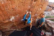 Bouldering in Hueco Tanks on 12/14/2019 with Blue Lizard Climbing and Yoga

Filename: SRM_20191214_1238050.jpg
Aperture: f/5.0
Shutter Speed: 1/250
Body: Canon EOS-1D Mark II
Lens: Canon EF 16-35mm f/2.8 L