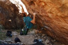 Bouldering in Hueco Tanks on 12/14/2019 with Blue Lizard Climbing and Yoga

Filename: SRM_20191214_1246390.jpg
Aperture: f/5.6
Shutter Speed: 1/250
Body: Canon EOS-1D Mark II
Lens: Canon EF 16-35mm f/2.8 L