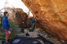 Bouldering in Hueco Tanks on 12/14/2019 with Blue Lizard Climbing and Yoga

Filename: SRM_20191214_1246420.jpg
Aperture: f/5.6
Shutter Speed: 1/250
Body: Canon EOS-1D Mark II
Lens: Canon EF 16-35mm f/2.8 L