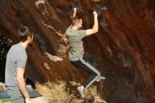 Bouldering in Hueco Tanks on 12/14/2019 with Blue Lizard Climbing and Yoga

Filename: SRM_20191214_1335250.jpg
Aperture: f/7.1
Shutter Speed: 1/250
Body: Canon EOS-1D Mark II
Lens: Canon EF 50mm f/1.8 II