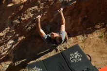 Bouldering in Hueco Tanks on 12/14/2019 with Blue Lizard Climbing and Yoga

Filename: SRM_20191214_1340280.jpg
Aperture: f/4.5
Shutter Speed: 1/500
Body: Canon EOS-1D Mark II
Lens: Canon EF 50mm f/1.8 II