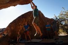 Bouldering in Hueco Tanks on 12/14/2019 with Blue Lizard Climbing and Yoga

Filename: SRM_20191214_1347370.jpg
Aperture: f/6.3
Shutter Speed: 1/500
Body: Canon EOS-1D Mark II
Lens: Canon EF 16-35mm f/2.8 L