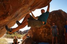 Bouldering in Hueco Tanks on 12/14/2019 with Blue Lizard Climbing and Yoga

Filename: SRM_20191214_1351180.jpg
Aperture: f/5.6
Shutter Speed: 1/500
Body: Canon EOS-1D Mark II
Lens: Canon EF 16-35mm f/2.8 L