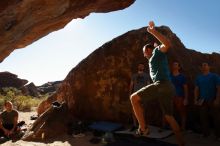 Bouldering in Hueco Tanks on 12/14/2019 with Blue Lizard Climbing and Yoga

Filename: SRM_20191214_1351220.jpg
Aperture: f/7.1
Shutter Speed: 1/500
Body: Canon EOS-1D Mark II
Lens: Canon EF 16-35mm f/2.8 L