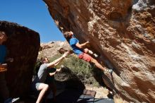 Bouldering in Hueco Tanks on 12/14/2019 with Blue Lizard Climbing and Yoga

Filename: SRM_20191214_1357280.jpg
Aperture: f/9.0
Shutter Speed: 1/500
Body: Canon EOS-1D Mark II
Lens: Canon EF 16-35mm f/2.8 L