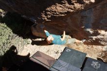 Bouldering in Hueco Tanks on 12/14/2019 with Blue Lizard Climbing and Yoga

Filename: SRM_20191214_1400250.jpg
Aperture: f/8.0
Shutter Speed: 1/500
Body: Canon EOS-1D Mark II
Lens: Canon EF 16-35mm f/2.8 L