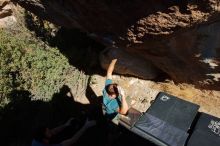 Bouldering in Hueco Tanks on 12/14/2019 with Blue Lizard Climbing and Yoga

Filename: SRM_20191214_1400311.jpg
Aperture: f/10.0
Shutter Speed: 1/500
Body: Canon EOS-1D Mark II
Lens: Canon EF 16-35mm f/2.8 L