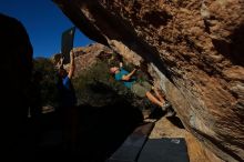 Bouldering in Hueco Tanks on 12/14/2019 with Blue Lizard Climbing and Yoga

Filename: SRM_20191214_1409590.jpg
Aperture: f/13.0
Shutter Speed: 1/500
Body: Canon EOS-1D Mark II
Lens: Canon EF 16-35mm f/2.8 L