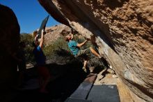 Bouldering in Hueco Tanks on 12/14/2019 with Blue Lizard Climbing and Yoga

Filename: SRM_20191214_1410030.jpg
Aperture: f/9.0
Shutter Speed: 1/500
Body: Canon EOS-1D Mark II
Lens: Canon EF 16-35mm f/2.8 L
