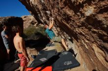 Bouldering in Hueco Tanks on 12/14/2019 with Blue Lizard Climbing and Yoga

Filename: SRM_20191214_1414470.jpg
Aperture: f/10.0
Shutter Speed: 1/500
Body: Canon EOS-1D Mark II
Lens: Canon EF 16-35mm f/2.8 L