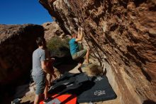 Bouldering in Hueco Tanks on 12/14/2019 with Blue Lizard Climbing and Yoga

Filename: SRM_20191214_1418160.jpg
Aperture: f/10.0
Shutter Speed: 1/500
Body: Canon EOS-1D Mark II
Lens: Canon EF 16-35mm f/2.8 L