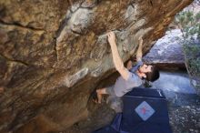 Bouldering in Hueco Tanks on 12/14/2019 with Blue Lizard Climbing and Yoga

Filename: SRM_20191214_1534330.jpg
Aperture: f/2.8
Shutter Speed: 1/250
Body: Canon EOS-1D Mark II
Lens: Canon EF 16-35mm f/2.8 L