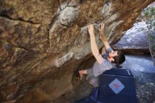 Bouldering in Hueco Tanks on 12/14/2019 with Blue Lizard Climbing and Yoga

Filename: SRM_20191214_1534331.jpg
Aperture: f/2.8
Shutter Speed: 1/250
Body: Canon EOS-1D Mark II
Lens: Canon EF 16-35mm f/2.8 L