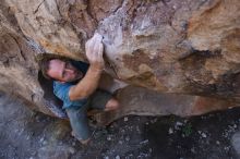 Bouldering in Hueco Tanks on 12/14/2019 with Blue Lizard Climbing and Yoga

Filename: SRM_20191214_1548130.jpg
Aperture: f/5.6
Shutter Speed: 1/250
Body: Canon EOS-1D Mark II
Lens: Canon EF 16-35mm f/2.8 L