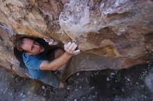 Bouldering in Hueco Tanks on 12/14/2019 with Blue Lizard Climbing and Yoga

Filename: SRM_20191214_1549420.jpg
Aperture: f/5.0
Shutter Speed: 1/250
Body: Canon EOS-1D Mark II
Lens: Canon EF 16-35mm f/2.8 L