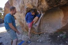 Bouldering in Hueco Tanks on 12/14/2019 with Blue Lizard Climbing and Yoga

Filename: SRM_20191214_1554340.jpg
Aperture: f/5.0
Shutter Speed: 1/250
Body: Canon EOS-1D Mark II
Lens: Canon EF 16-35mm f/2.8 L