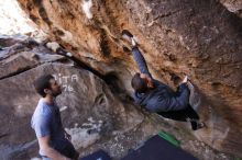 Bouldering in Hueco Tanks on 12/14/2019 with Blue Lizard Climbing and Yoga

Filename: SRM_20191214_1610040.jpg
Aperture: f/3.5
Shutter Speed: 1/250
Body: Canon EOS-1D Mark II
Lens: Canon EF 16-35mm f/2.8 L