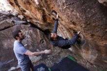 Bouldering in Hueco Tanks on 12/14/2019 with Blue Lizard Climbing and Yoga

Filename: SRM_20191214_1610060.jpg
Aperture: f/4.0
Shutter Speed: 1/250
Body: Canon EOS-1D Mark II
Lens: Canon EF 16-35mm f/2.8 L