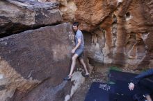 Bouldering in Hueco Tanks on 12/14/2019 with Blue Lizard Climbing and Yoga

Filename: SRM_20191214_1612250.jpg
Aperture: f/4.5
Shutter Speed: 1/250
Body: Canon EOS-1D Mark II
Lens: Canon EF 16-35mm f/2.8 L