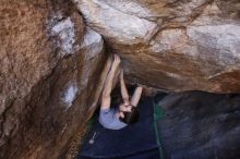 Bouldering in Hueco Tanks on 12/14/2019 with Blue Lizard Climbing and Yoga

Filename: SRM_20191214_1628270.jpg
Aperture: f/4.5
Shutter Speed: 1/250
Body: Canon EOS-1D Mark II
Lens: Canon EF 16-35mm f/2.8 L