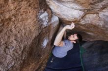 Bouldering in Hueco Tanks on 12/14/2019 with Blue Lizard Climbing and Yoga

Filename: SRM_20191214_1628301.jpg
Aperture: f/4.5
Shutter Speed: 1/250
Body: Canon EOS-1D Mark II
Lens: Canon EF 16-35mm f/2.8 L