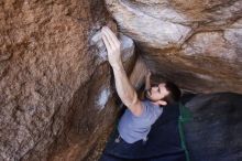 Bouldering in Hueco Tanks on 12/14/2019 with Blue Lizard Climbing and Yoga

Filename: SRM_20191214_1628310.jpg
Aperture: f/4.5
Shutter Speed: 1/250
Body: Canon EOS-1D Mark II
Lens: Canon EF 16-35mm f/2.8 L