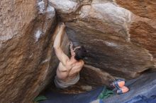 Bouldering in Hueco Tanks on 12/14/2019 with Blue Lizard Climbing and Yoga

Filename: SRM_20191214_1637500.jpg
Aperture: f/3.5
Shutter Speed: 1/250
Body: Canon EOS-1D Mark II
Lens: Canon EF 50mm f/1.8 II