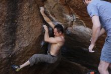 Bouldering in Hueco Tanks on 12/14/2019 with Blue Lizard Climbing and Yoga

Filename: SRM_20191214_1638080.jpg
Aperture: f/5.6
Shutter Speed: 1/250
Body: Canon EOS-1D Mark II
Lens: Canon EF 50mm f/1.8 II