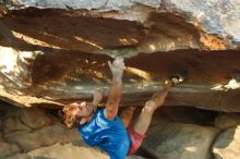 Bouldering in Hueco Tanks on 12/14/2019 with Blue Lizard Climbing and Yoga

Filename: SRM_20191214_1723560.jpg
Aperture: f/4.0
Shutter Speed: 1/250
Body: Canon EOS-1D Mark II
Lens: Canon EF 50mm f/1.8 II