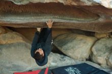 Bouldering in Hueco Tanks on 12/14/2019 with Blue Lizard Climbing and Yoga

Filename: SRM_20191214_1726050.jpg
Aperture: f/3.5
Shutter Speed: 1/250
Body: Canon EOS-1D Mark II
Lens: Canon EF 50mm f/1.8 II