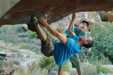 Bouldering in Hueco Tanks on 12/14/2019 with Blue Lizard Climbing and Yoga

Filename: SRM_20191214_1733320.jpg
Aperture: f/3.5
Shutter Speed: 1/250
Body: Canon EOS-1D Mark II
Lens: Canon EF 50mm f/1.8 II