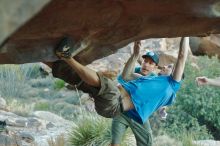 Bouldering in Hueco Tanks on 12/14/2019 with Blue Lizard Climbing and Yoga

Filename: SRM_20191214_1733350.jpg
Aperture: f/3.5
Shutter Speed: 1/250
Body: Canon EOS-1D Mark II
Lens: Canon EF 50mm f/1.8 II