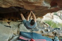 Bouldering in Hueco Tanks on 12/14/2019 with Blue Lizard Climbing and Yoga

Filename: SRM_20191214_1736510.jpg
Aperture: f/4.0
Shutter Speed: 1/250
Body: Canon EOS-1D Mark II
Lens: Canon EF 50mm f/1.8 II