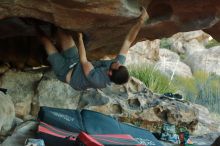 Bouldering in Hueco Tanks on 12/14/2019 with Blue Lizard Climbing and Yoga

Filename: SRM_20191214_1736530.jpg
Aperture: f/4.5
Shutter Speed: 1/250
Body: Canon EOS-1D Mark II
Lens: Canon EF 50mm f/1.8 II