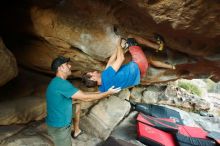 Bouldering in Hueco Tanks on 12/14/2019 with Blue Lizard Climbing and Yoga

Filename: SRM_20191214_1746540.jpg
Aperture: f/3.5
Shutter Speed: 1/200
Body: Canon EOS-1D Mark II
Lens: Canon EF 16-35mm f/2.8 L