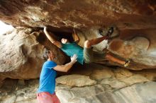 Bouldering in Hueco Tanks on 12/14/2019 with Blue Lizard Climbing and Yoga

Filename: SRM_20191214_1753170.jpg
Aperture: f/2.8
Shutter Speed: 1/160
Body: Canon EOS-1D Mark II
Lens: Canon EF 16-35mm f/2.8 L