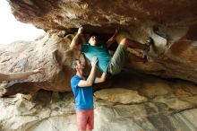 Bouldering in Hueco Tanks on 12/14/2019 with Blue Lizard Climbing and Yoga

Filename: SRM_20191214_1754130.jpg
Aperture: f/3.2
Shutter Speed: 1/200
Body: Canon EOS-1D Mark II
Lens: Canon EF 16-35mm f/2.8 L