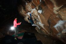 Bouldering in Hueco Tanks on 12/15/2019 with Blue Lizard Climbing and Yoga

Filename: SRM_20191215_1039270.jpg
Aperture: f/8.0
Shutter Speed: 1/250
Body: Canon EOS-1D Mark II
Lens: Canon EF 16-35mm f/2.8 L