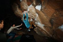 Bouldering in Hueco Tanks on 12/15/2019 with Blue Lizard Climbing and Yoga

Filename: SRM_20191215_1041310.jpg
Aperture: f/8.0
Shutter Speed: 1/250
Body: Canon EOS-1D Mark II
Lens: Canon EF 16-35mm f/2.8 L