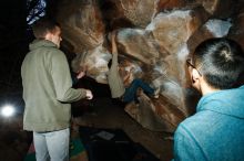 Bouldering in Hueco Tanks on 12/15/2019 with Blue Lizard Climbing and Yoga

Filename: SRM_20191215_1043500.jpg
Aperture: f/8.0
Shutter Speed: 1/250
Body: Canon EOS-1D Mark II
Lens: Canon EF 16-35mm f/2.8 L