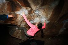 Bouldering in Hueco Tanks on 12/15/2019 with Blue Lizard Climbing and Yoga

Filename: SRM_20191215_1046160.jpg
Aperture: f/8.0
Shutter Speed: 1/250
Body: Canon EOS-1D Mark II
Lens: Canon EF 16-35mm f/2.8 L