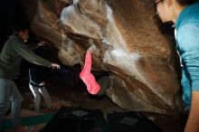 Bouldering in Hueco Tanks on 12/15/2019 with Blue Lizard Climbing and Yoga

Filename: SRM_20191215_1046270.jpg
Aperture: f/8.0
Shutter Speed: 1/250
Body: Canon EOS-1D Mark II
Lens: Canon EF 16-35mm f/2.8 L