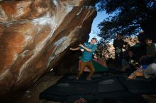 Bouldering in Hueco Tanks on 12/15/2019 with Blue Lizard Climbing and Yoga

Filename: SRM_20191215_1057290.jpg
Aperture: f/8.0
Shutter Speed: 1/250
Body: Canon EOS-1D Mark II
Lens: Canon EF 16-35mm f/2.8 L