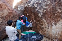 Bouldering in Hueco Tanks on 12/15/2019 with Blue Lizard Climbing and Yoga

Filename: SRM_20191215_1113010.jpg
Aperture: f/2.8
Shutter Speed: 1/200
Body: Canon EOS-1D Mark II
Lens: Canon EF 16-35mm f/2.8 L