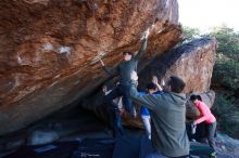 Bouldering in Hueco Tanks on 12/15/2019 with Blue Lizard Climbing and Yoga

Filename: SRM_20191215_1128280.jpg
Aperture: f/6.3
Shutter Speed: 1/250
Body: Canon EOS-1D Mark II
Lens: Canon EF 16-35mm f/2.8 L