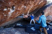Bouldering in Hueco Tanks on 12/15/2019 with Blue Lizard Climbing and Yoga

Filename: SRM_20191215_1131100.jpg
Aperture: f/5.6
Shutter Speed: 1/250
Body: Canon EOS-1D Mark II
Lens: Canon EF 16-35mm f/2.8 L